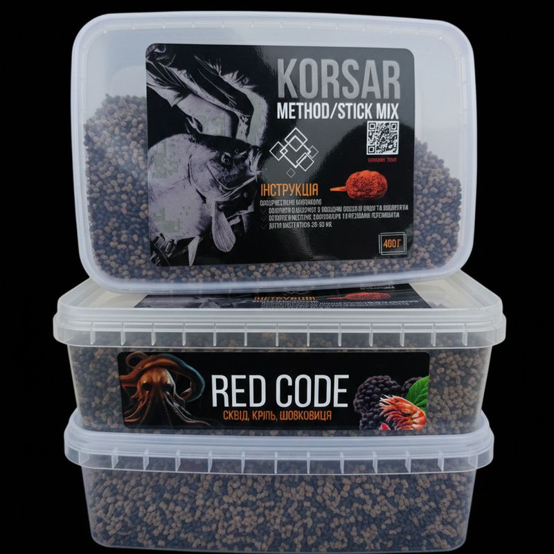 Флет-стік мікс RED CODE Кальмар — Кріль — Шовковиця